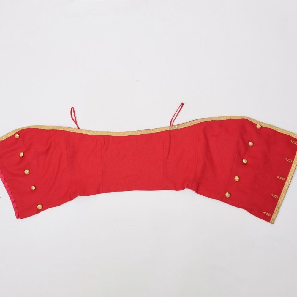 Ralph Lauren Purple Label Collection Small corset bustier top vintage red gold - Picture 13 of 13